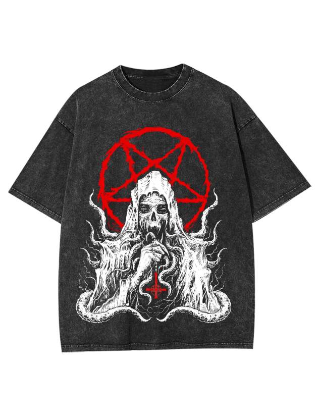 Death Calling Washed Tshirt