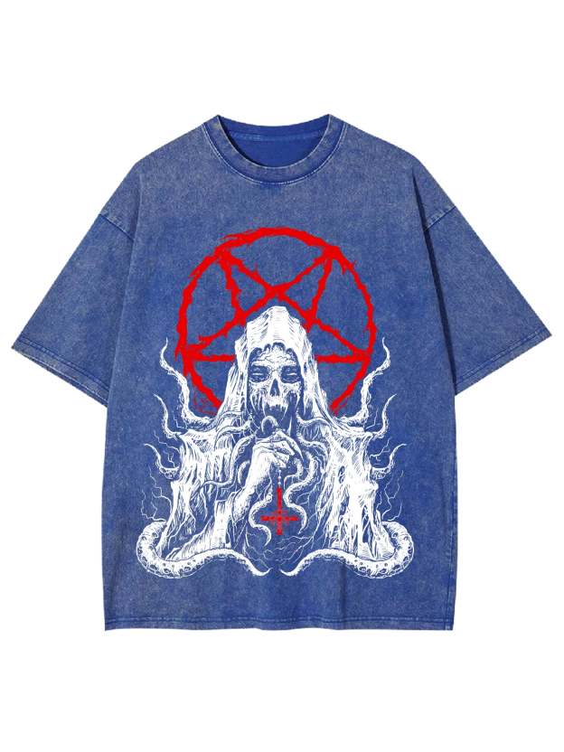 Death Calling Washed Tshirt