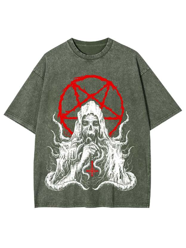 Death Calling Washed Tshirt