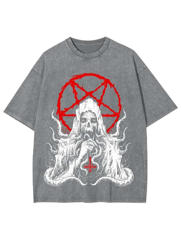 Death Calling Washed Tshirt