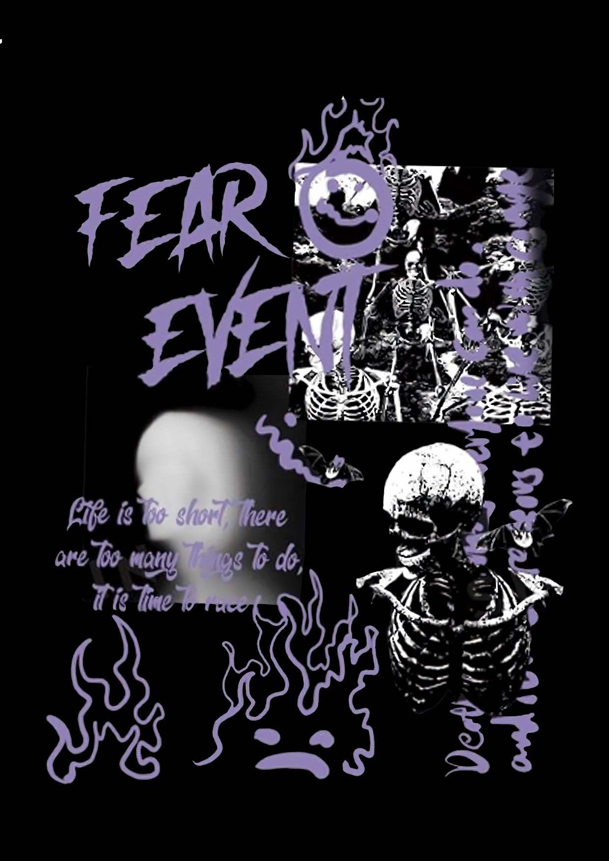 Fear Event Washed Tshirt-ClassyOutlaw