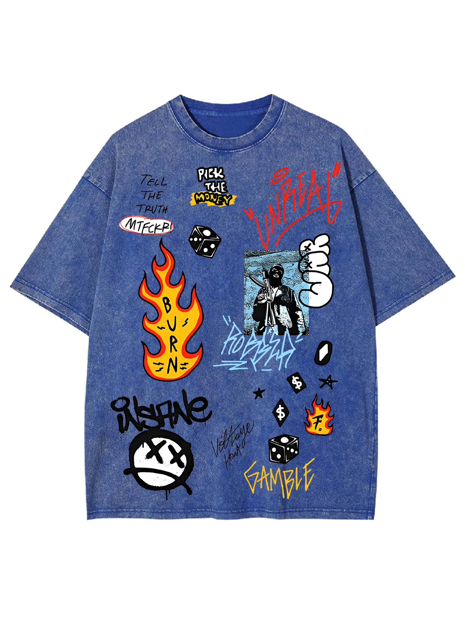 Gamvel Washed Tshirt-ClassyOutlaw