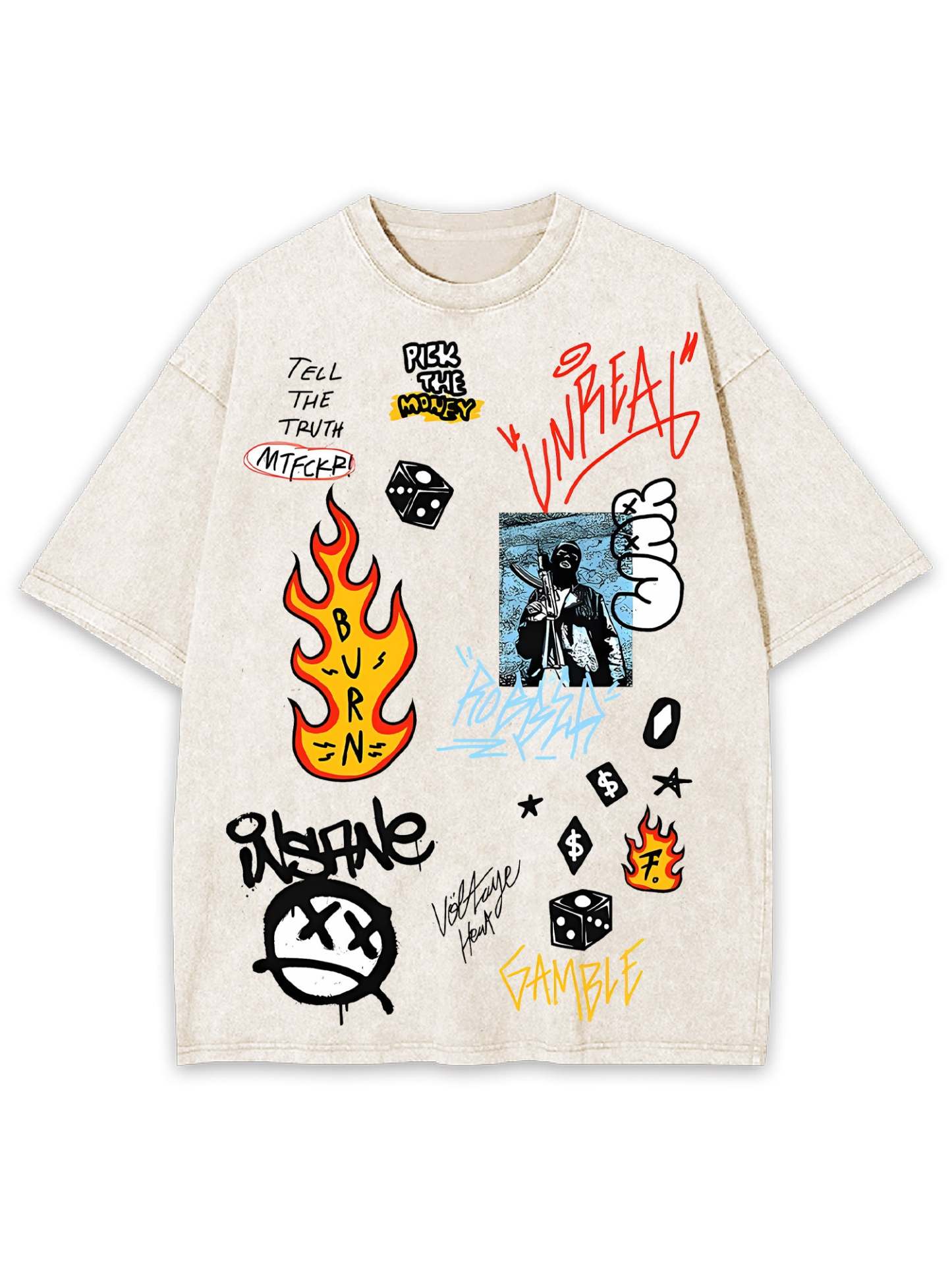 Gamvel Washed Tshirt-ClassyOutlaw