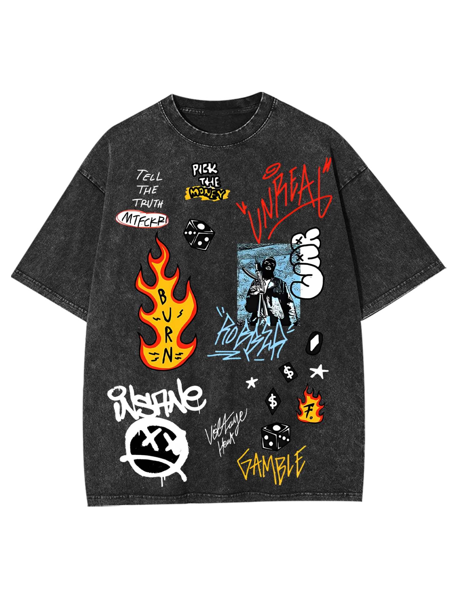 Gamvel Washed Tshirt-ClassyOutlaw