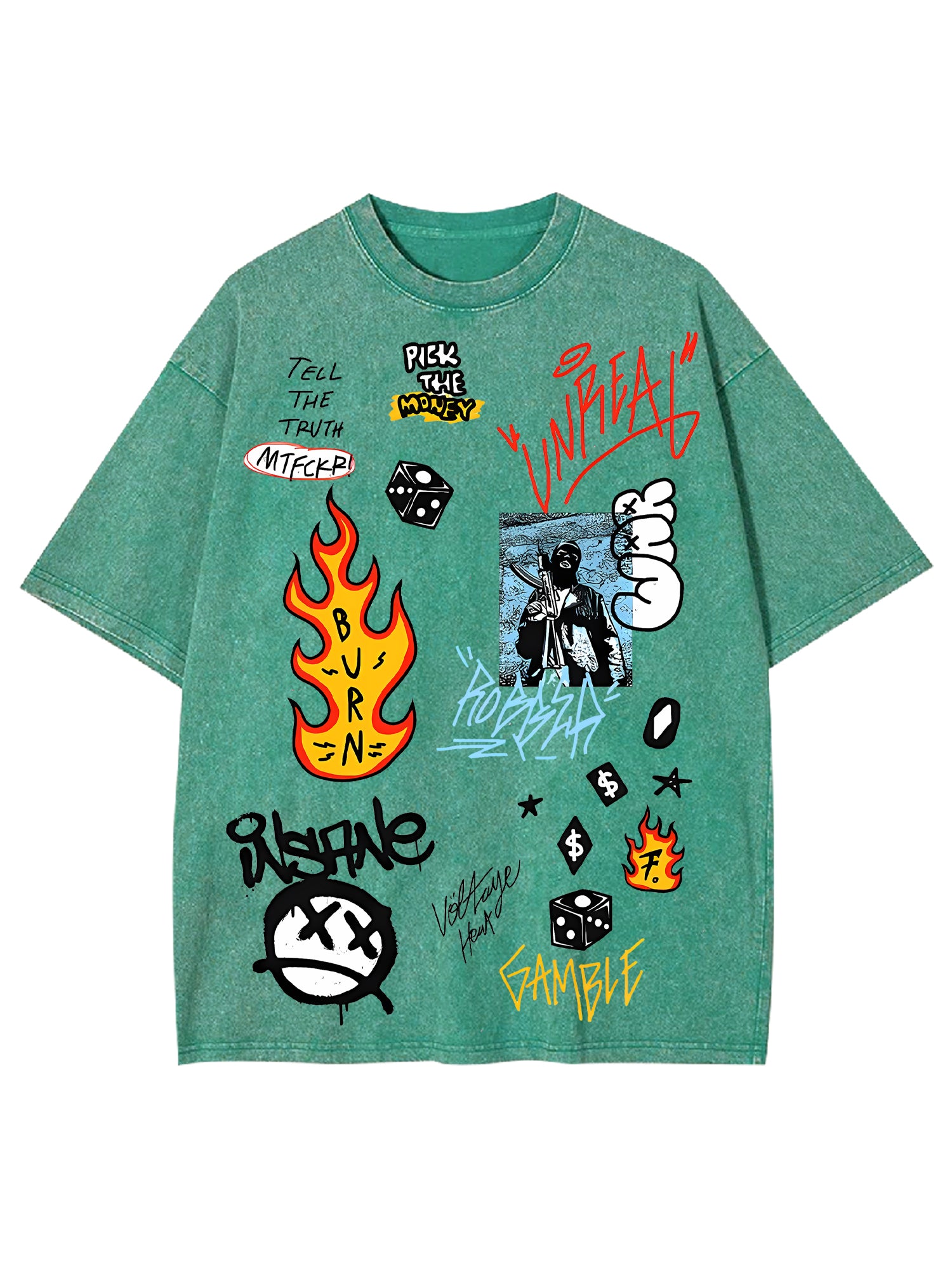 Gamvel Washed Tshirt-ClassyOutlaw