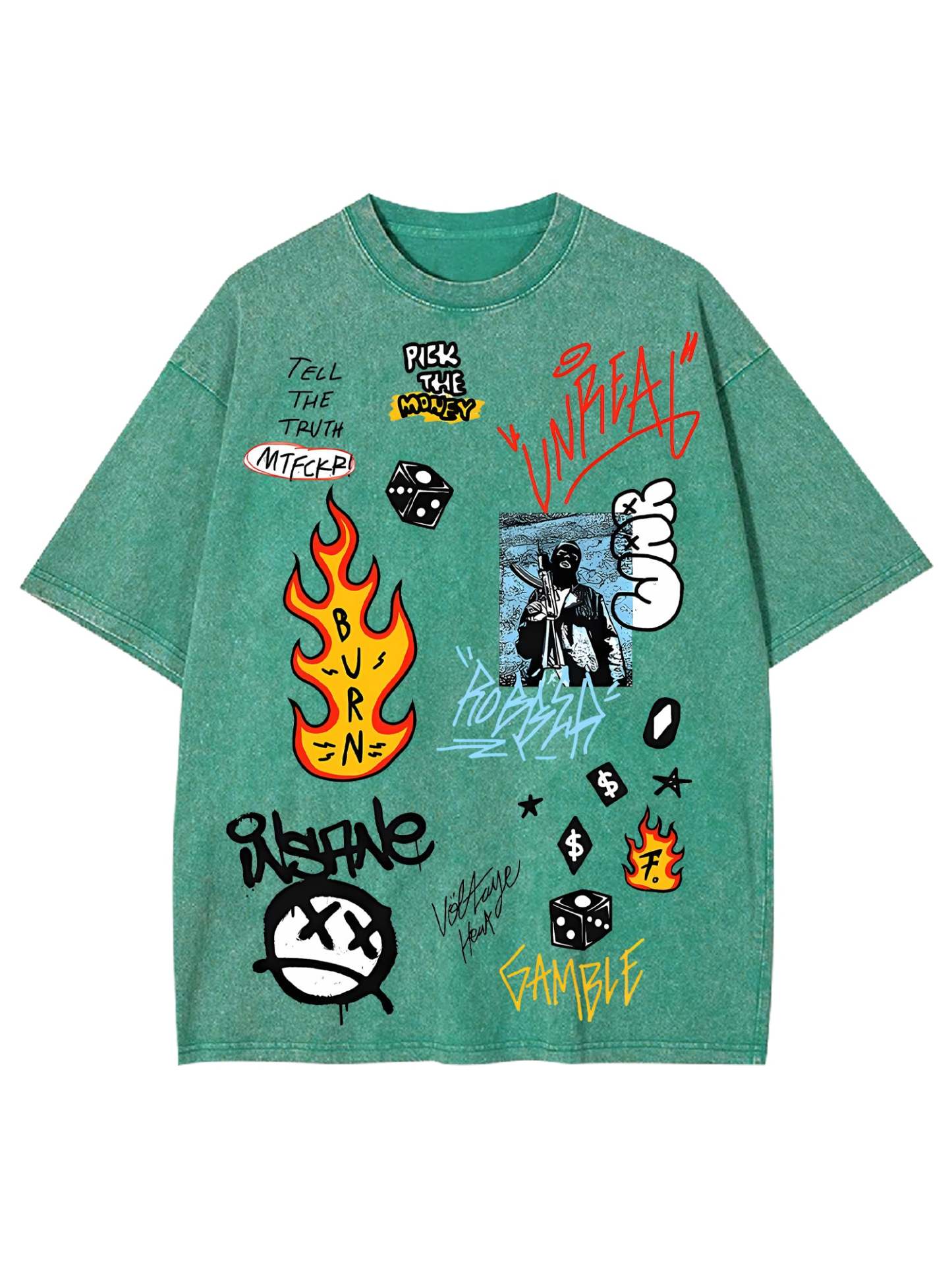 Gamvel Washed Tshirt-ClassyOutlaw