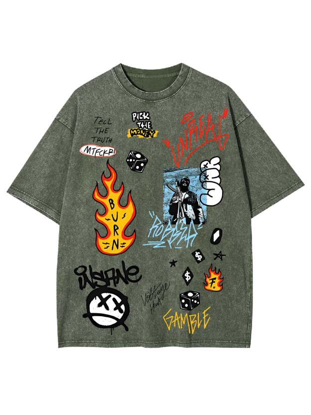 Gamvel Washed Tshirt-ClassyOutlaw