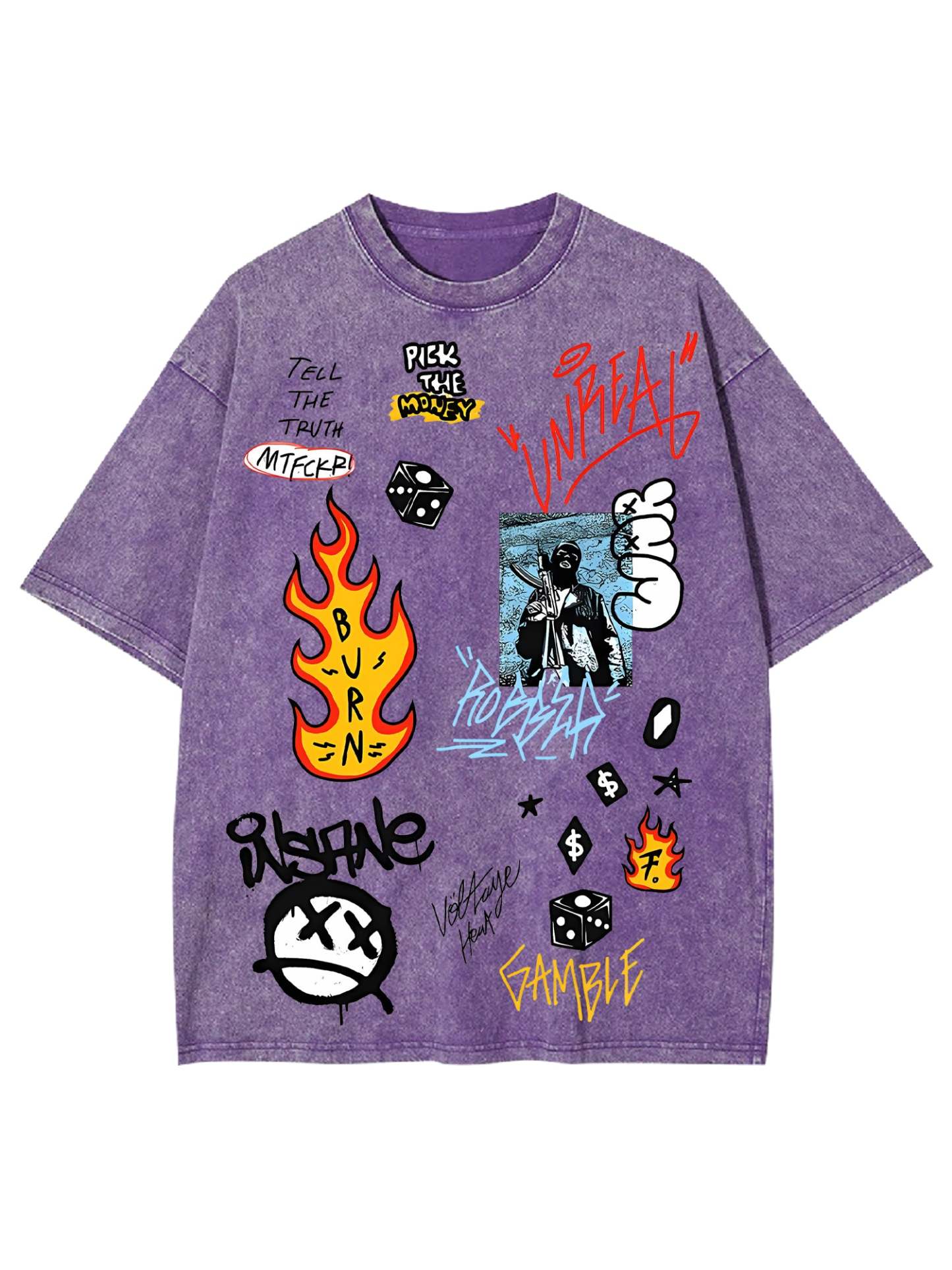 Gamvel Washed Tshirt-ClassyOutlaw