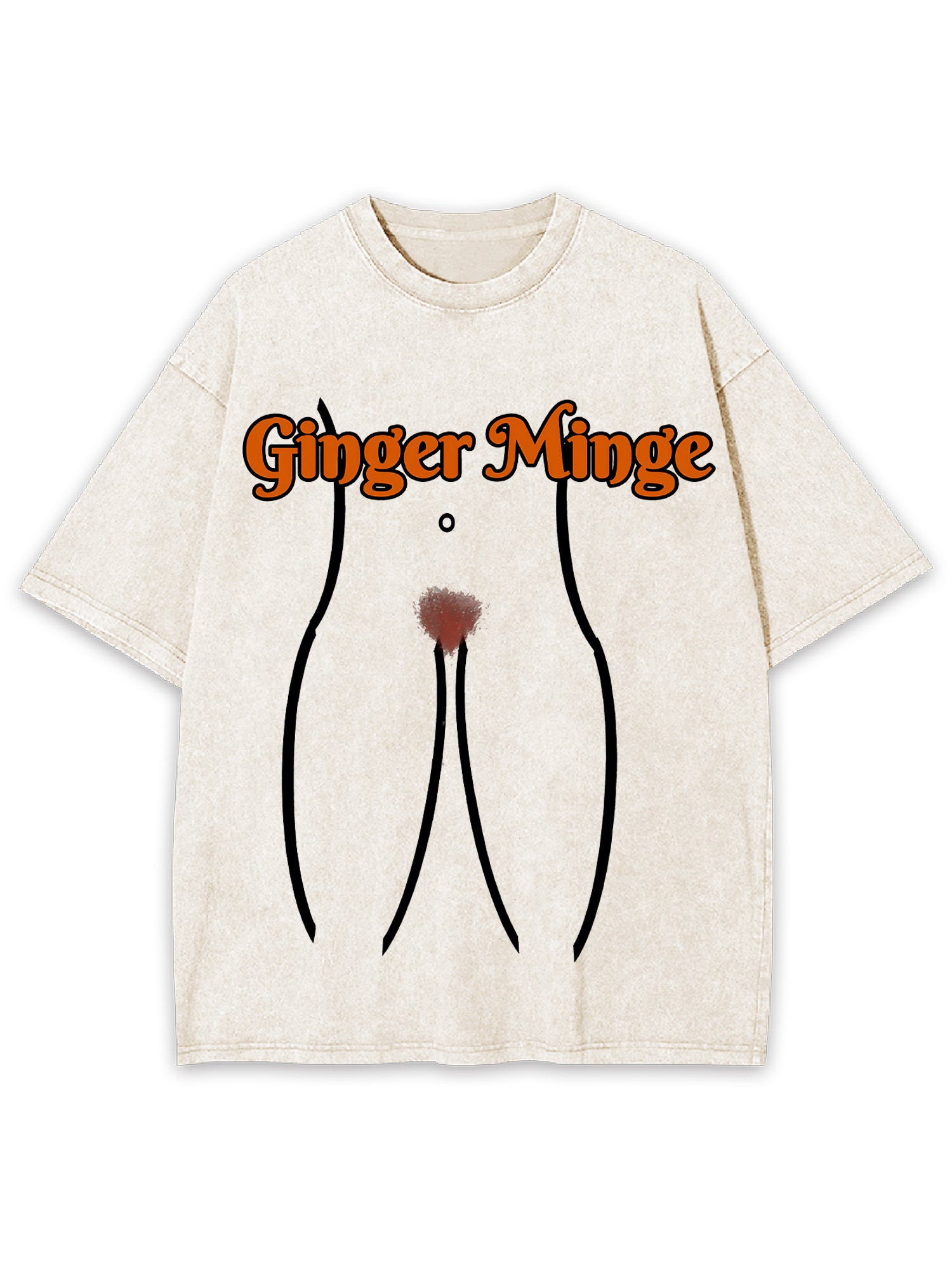 Ginger Minge Washed Tshirt-ClassyOutlaw