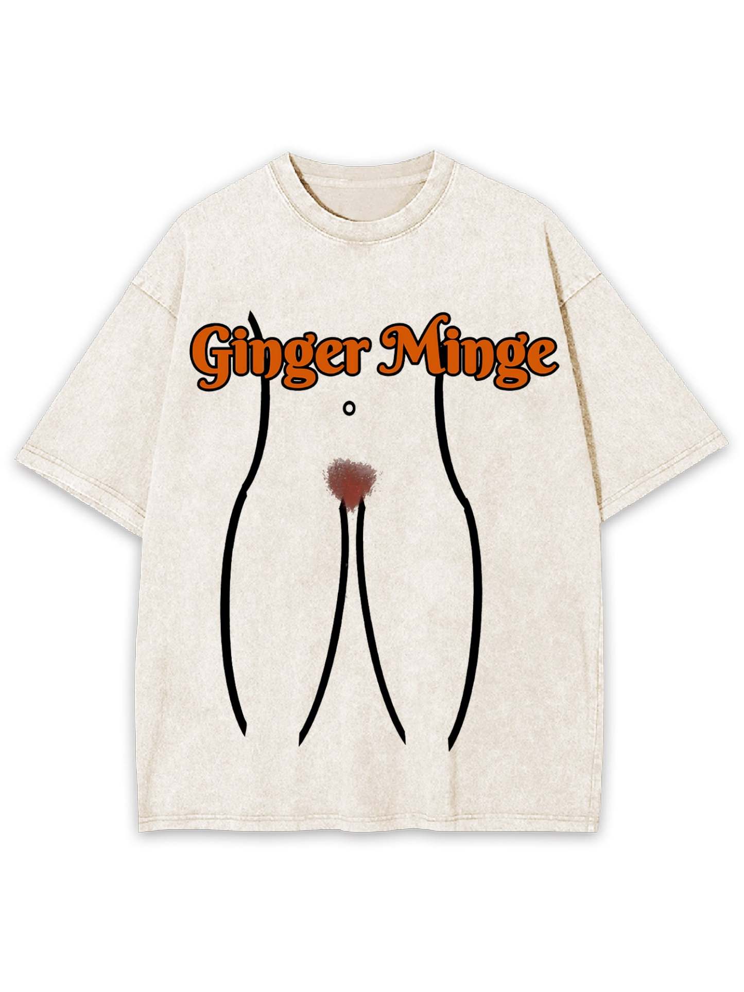 Ginger Minge Washed Tshirt-ClassyOutlaw