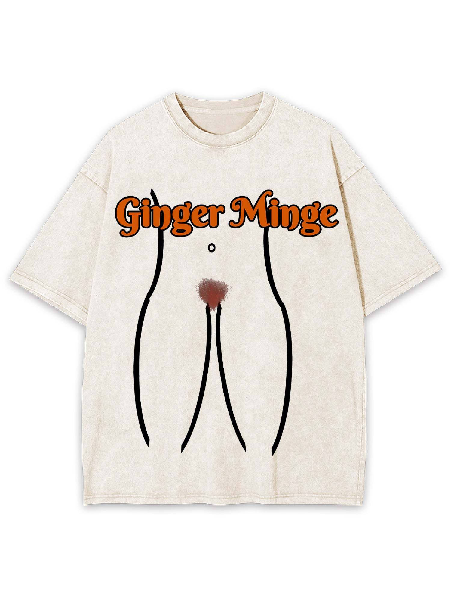Ginger Minge Washed Tshirt-ClassyOutlaw