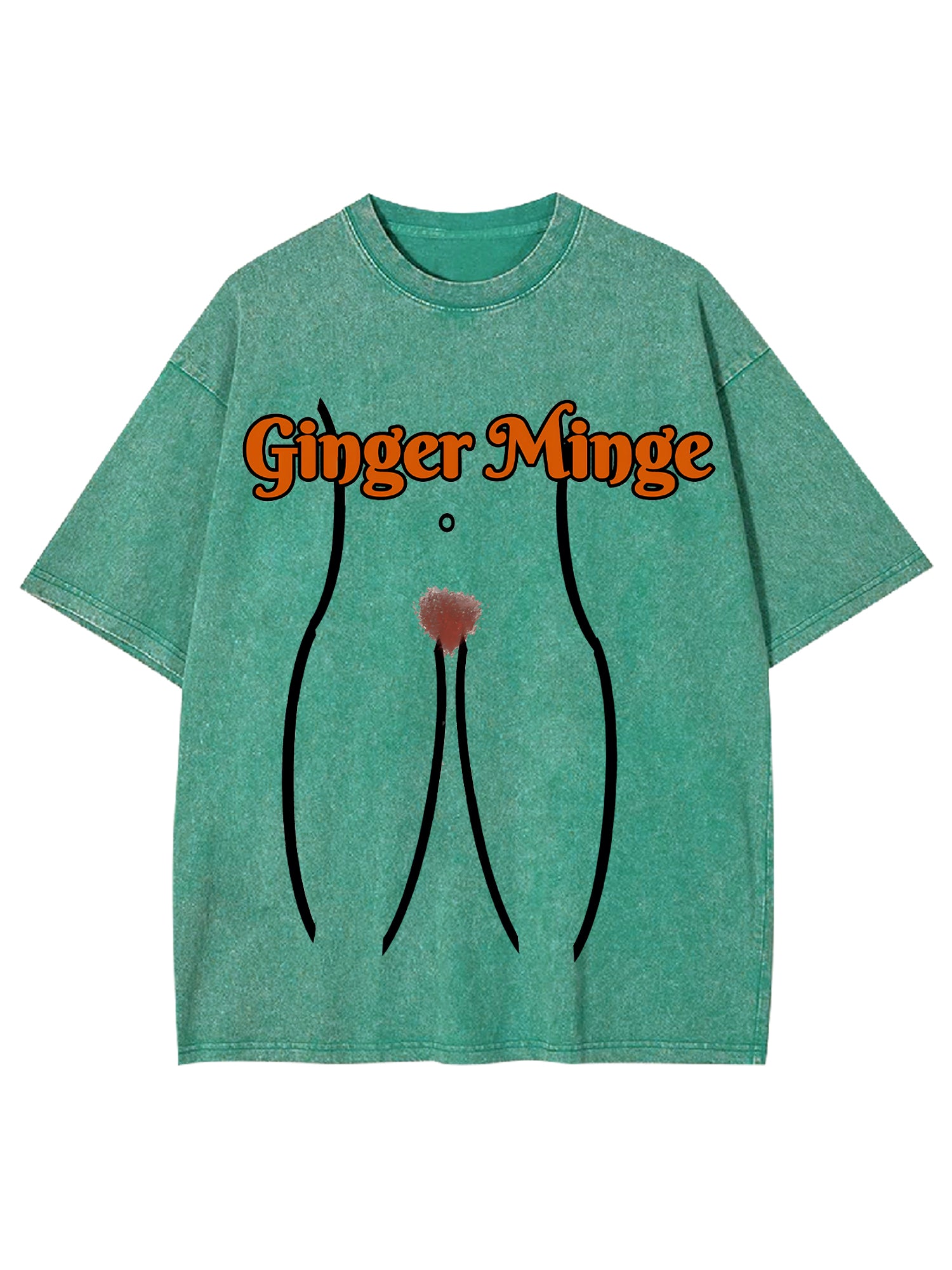 Ginger Minge Washed Tshirt-ClassyOutlaw