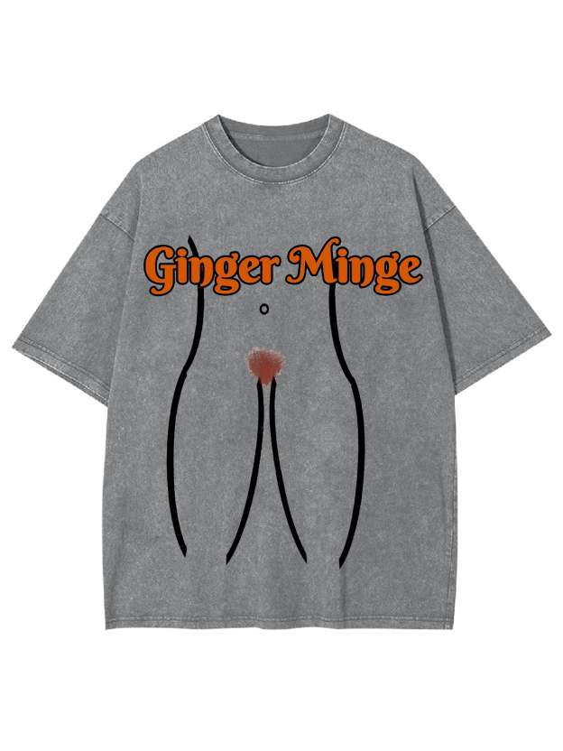 Ginger Minge Washed Tshirt-ClassyOutlaw