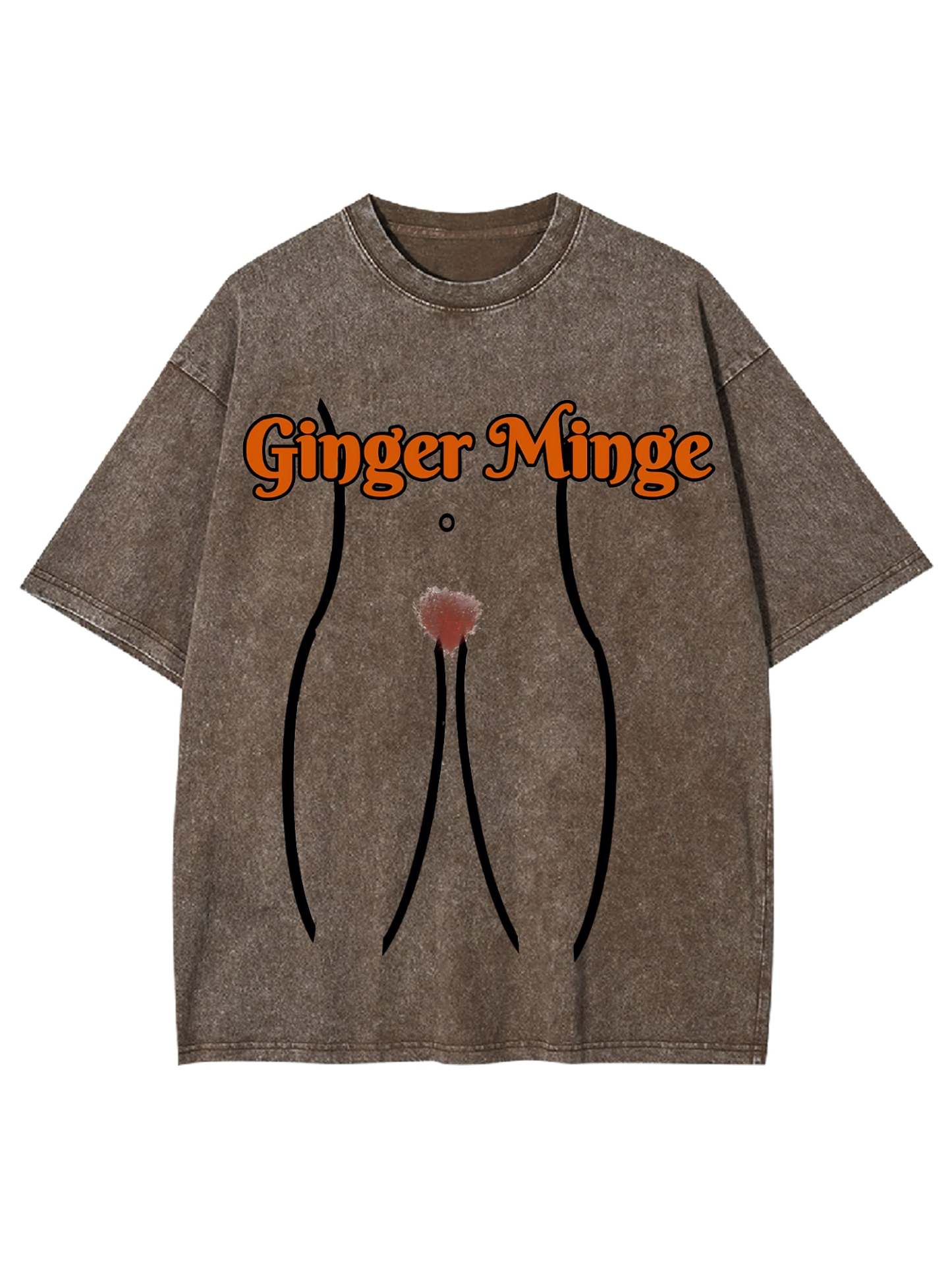 Ginger Minge Washed Tshirt-ClassyOutlaw