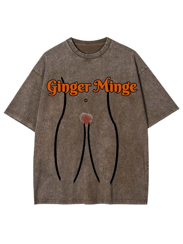 Ginger Minge Washed Tshirt-ClassyOutlaw