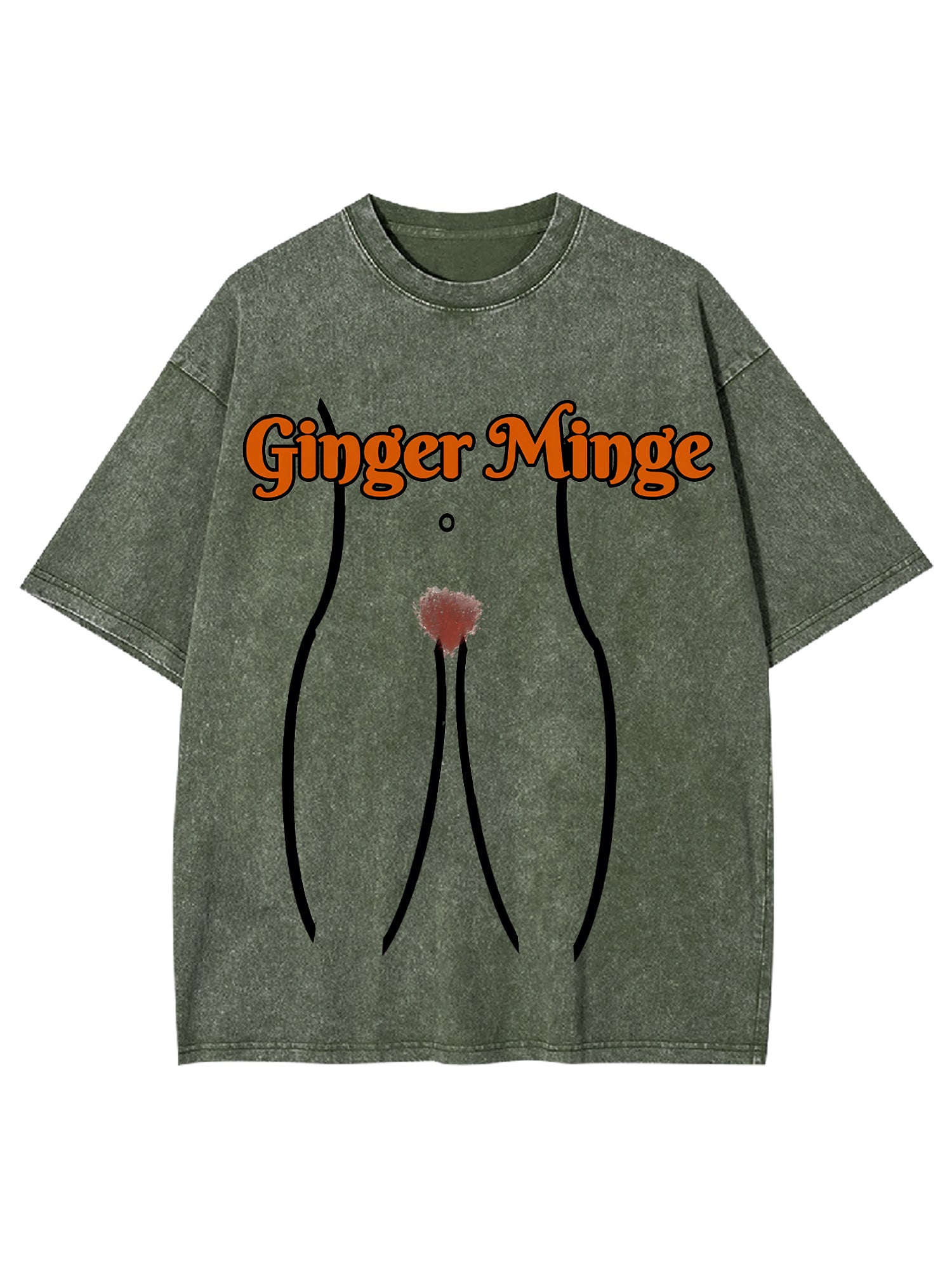 Ginger Minge Washed Tshirt-ClassyOutlaw