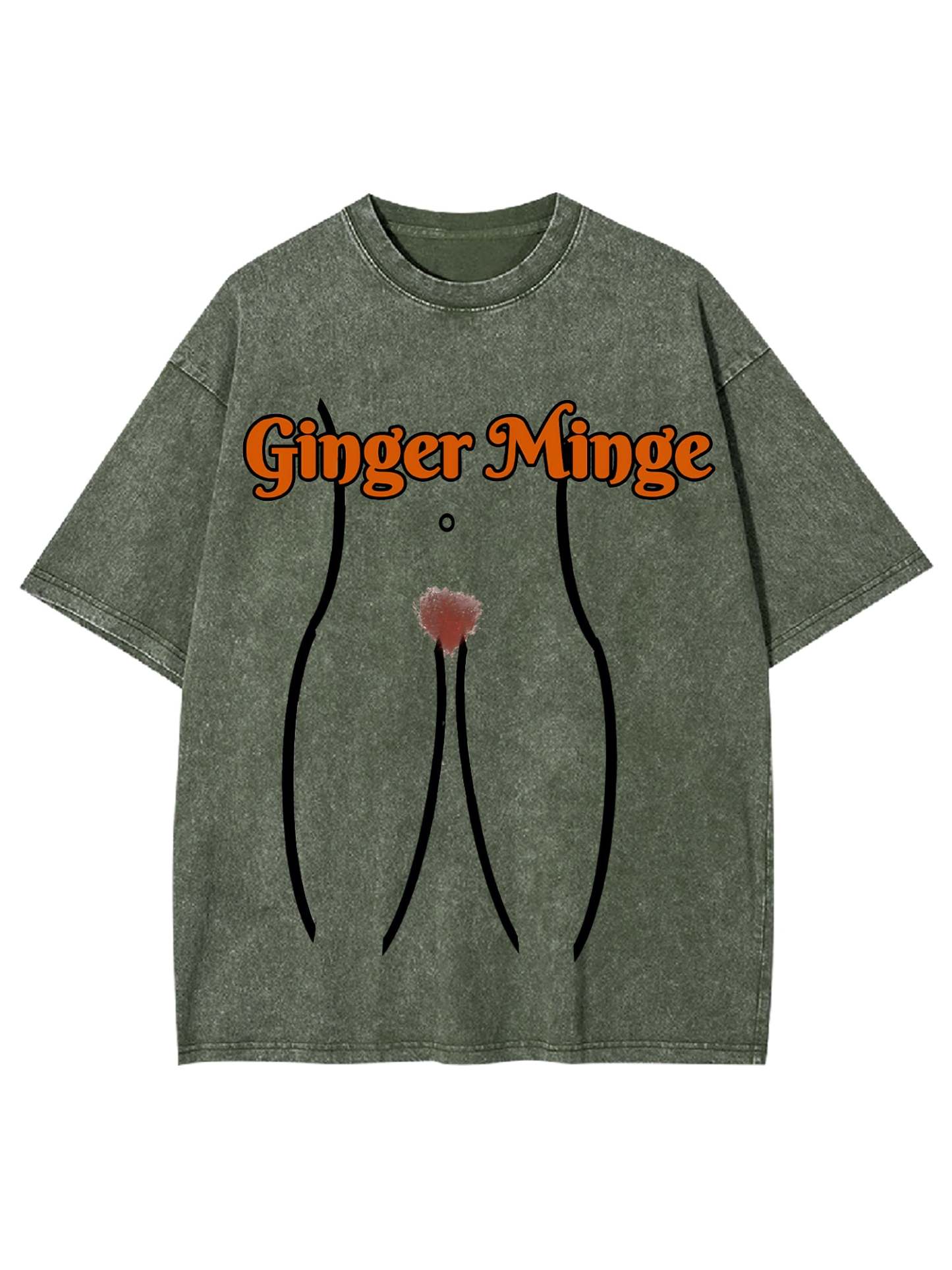 Ginger Minge Washed Tshirt-ClassyOutlaw