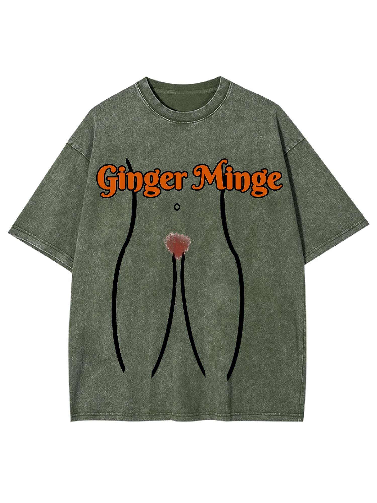Ginger Minge Washed Tshirt-ClassyOutlaw