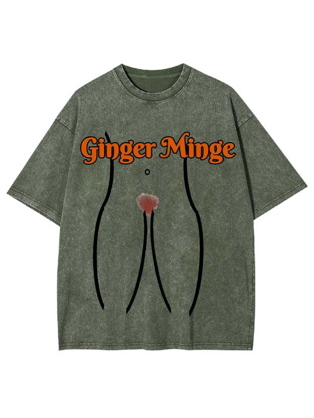 Ginger Minge Washed Tshirt-ClassyOutlaw