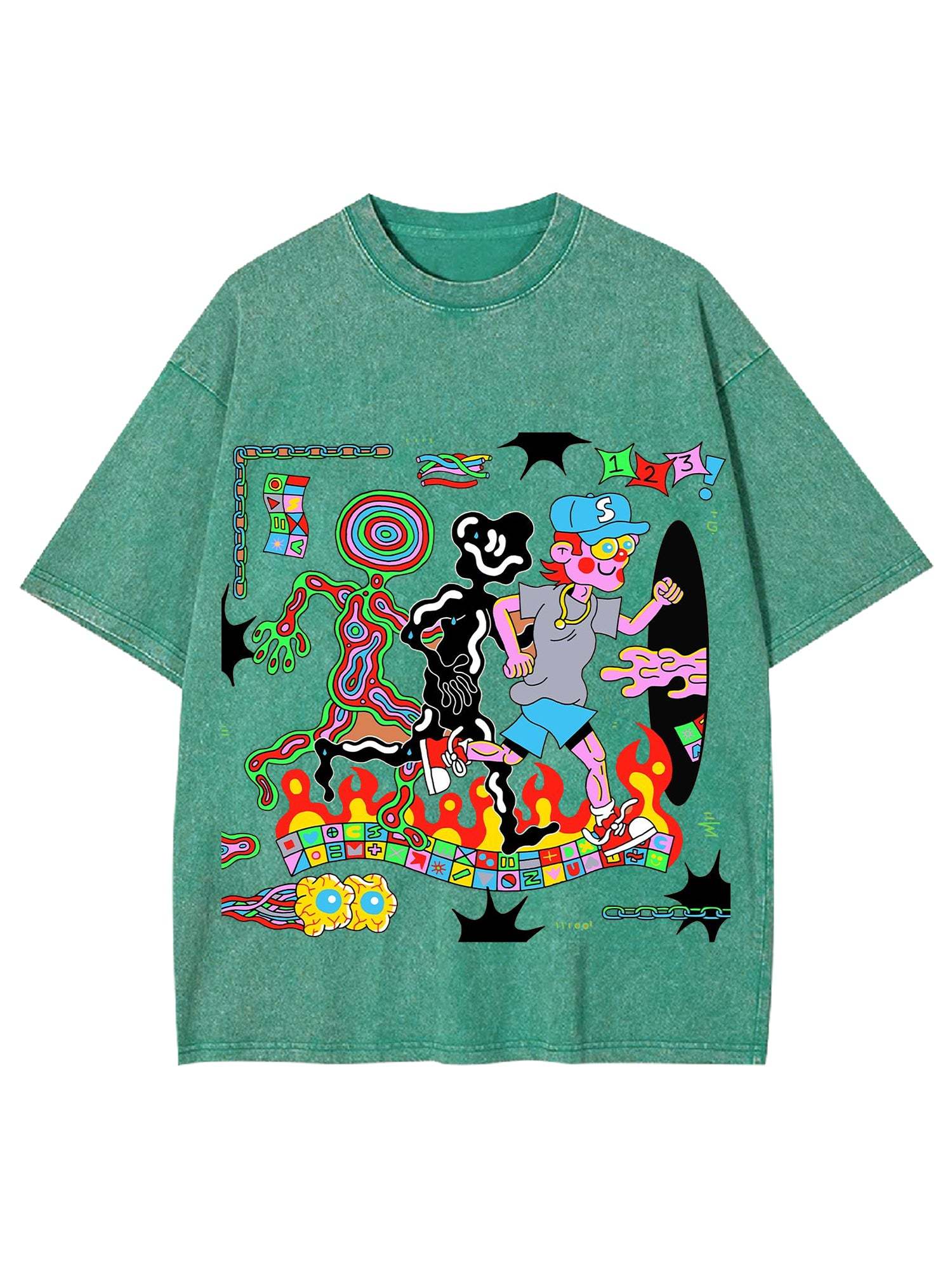 Out Of Body Washed Tshirt-ClassyOutlaw