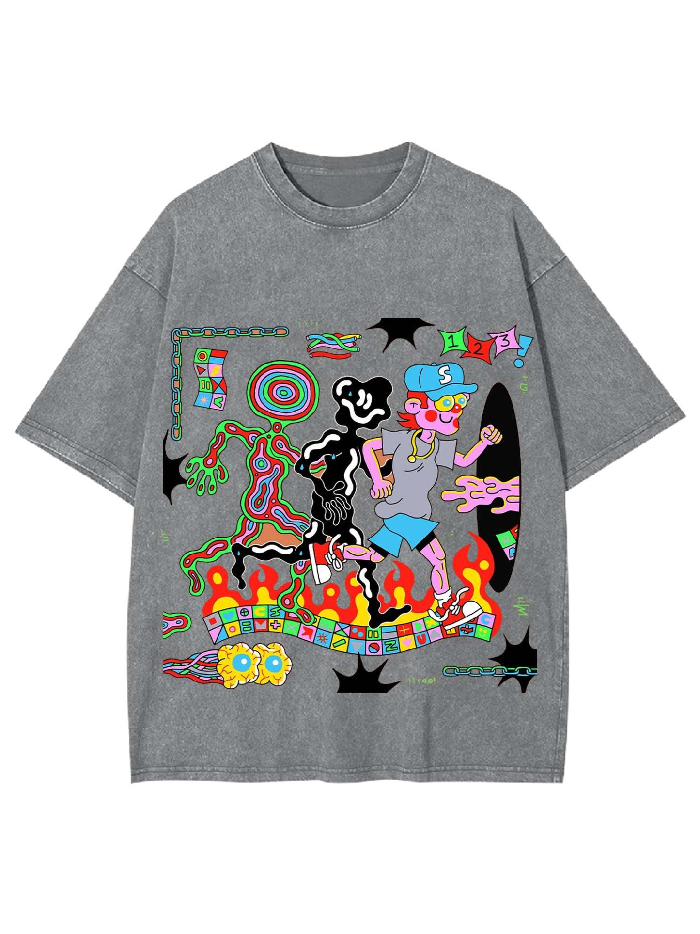 Out Of Body Washed Tshirt-ClassyOutlaw