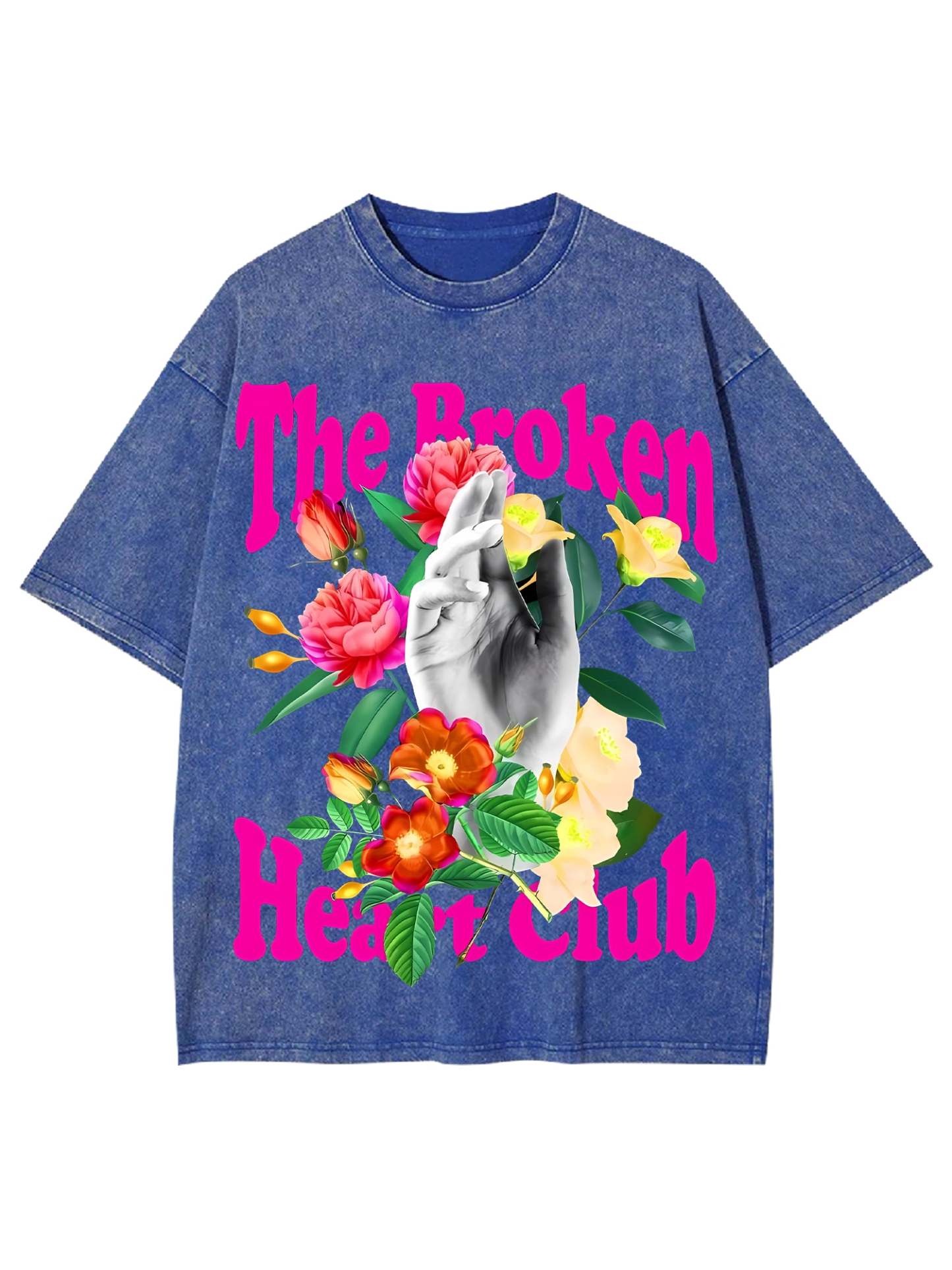 The Broken Heart Club Washed Tshirt-ClassyOutlaw