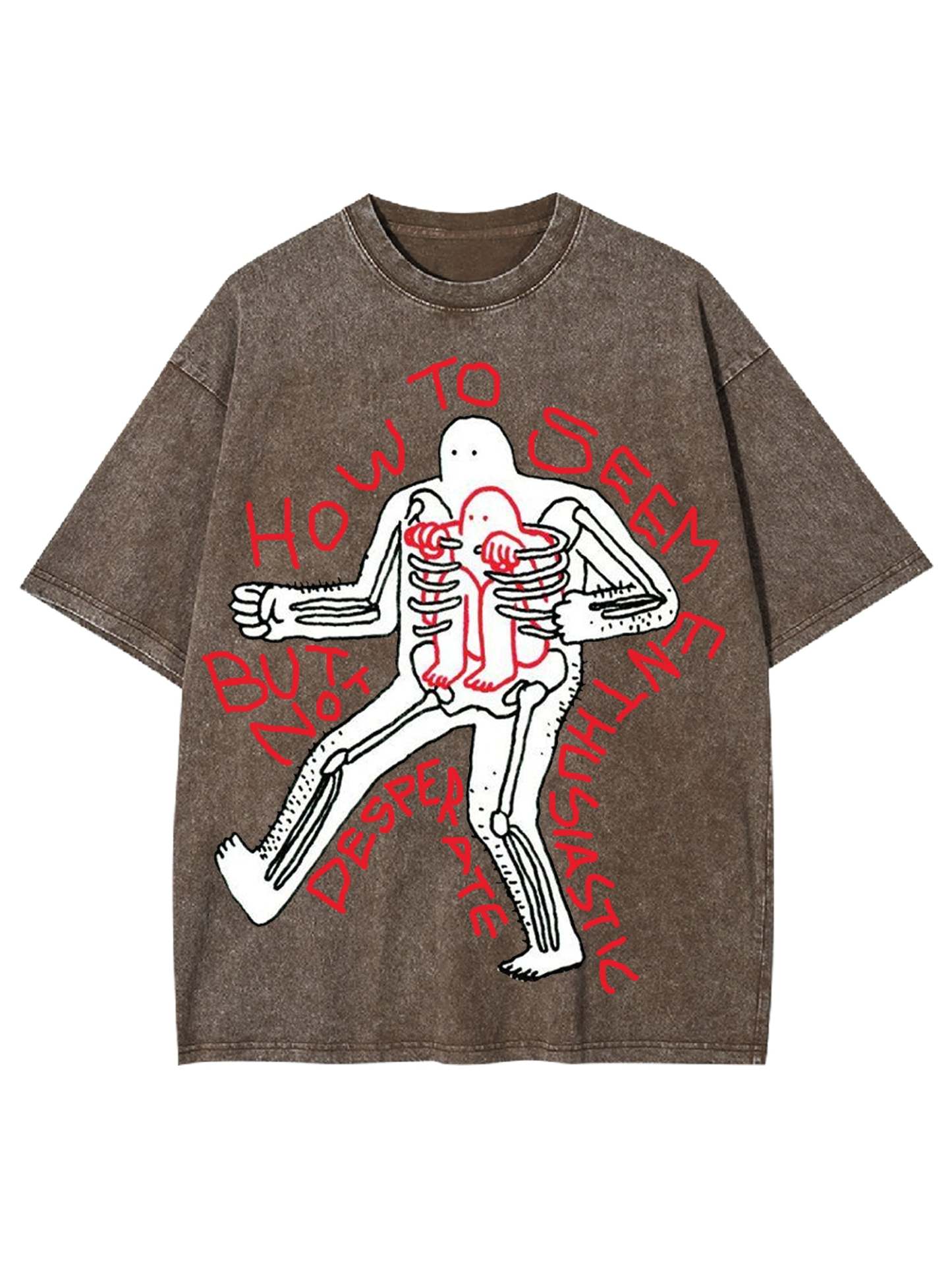 How To Do It Washed Tshirt-ClassyOutlaw