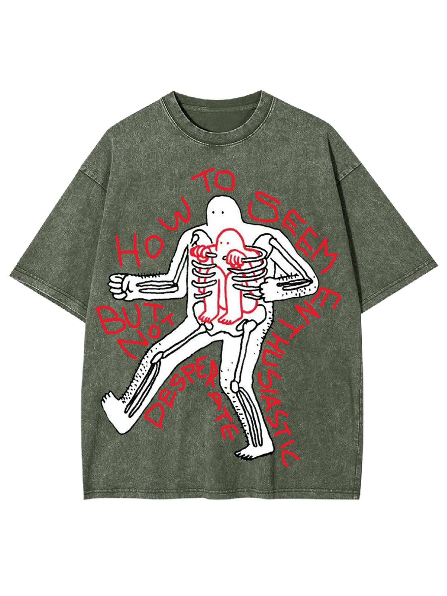 How To Do It Washed Tshirt-ClassyOutlaw