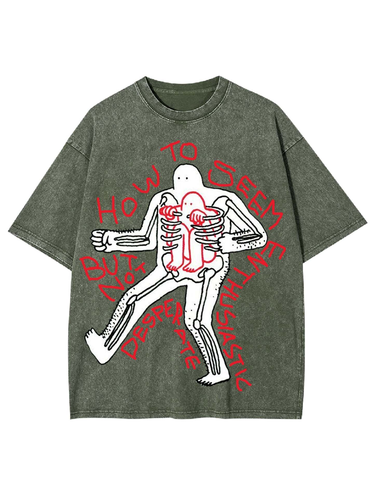 How To Do It Washed Tshirt-ClassyOutlaw