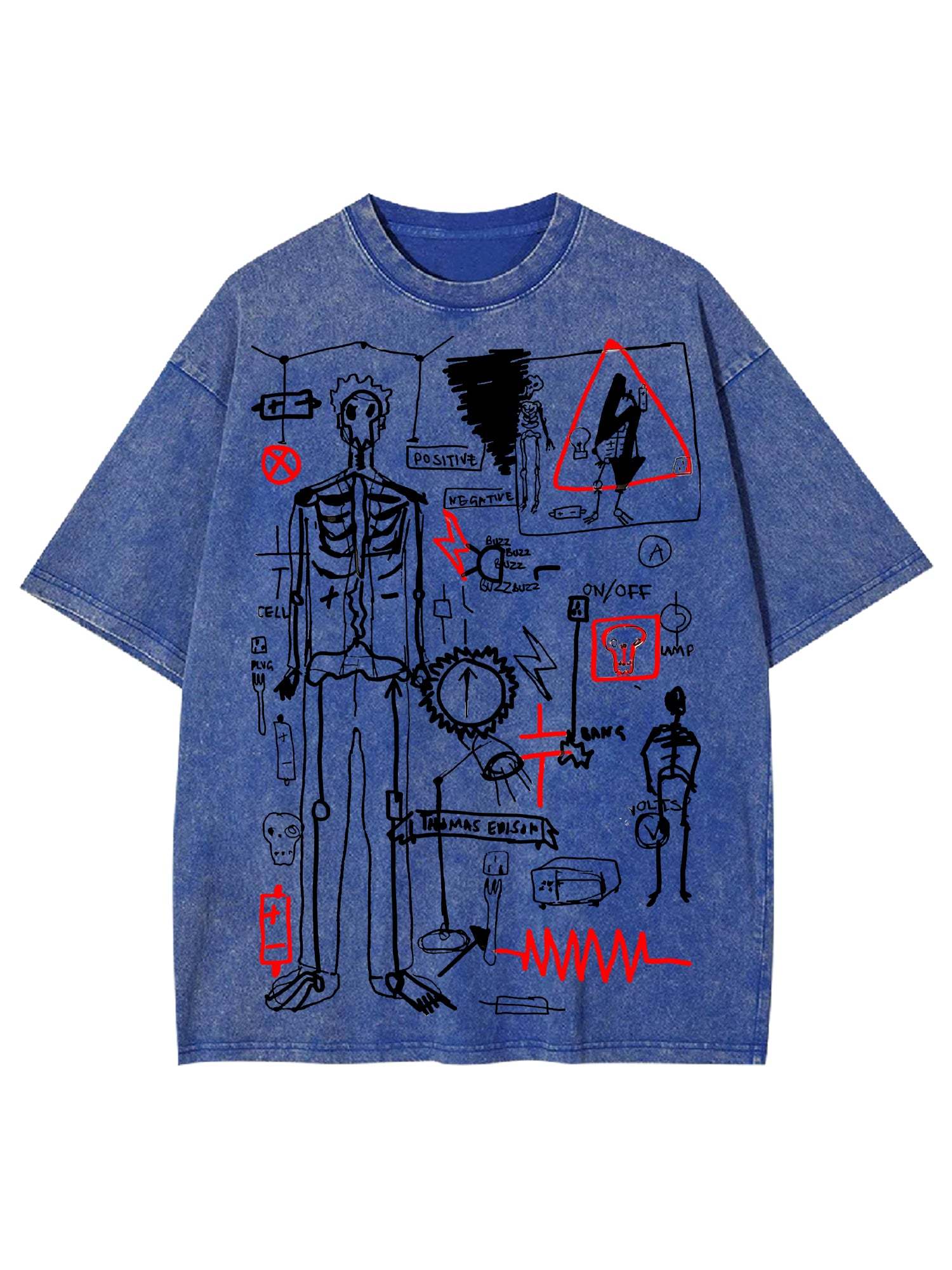 Human Processes Washed Tshirt-ClassyOutlaw