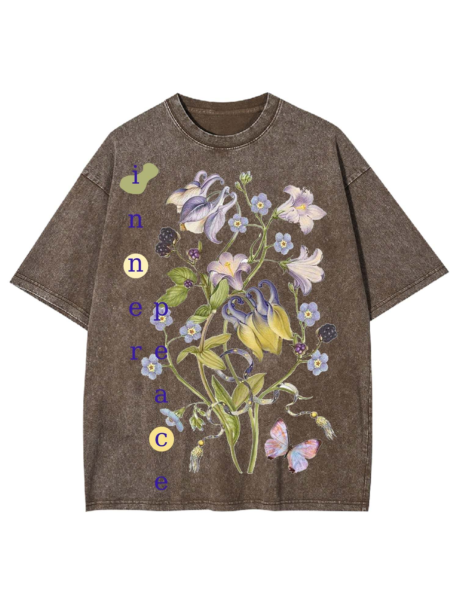 Inner Peace Washed Tshirt-ClassyOutlaw