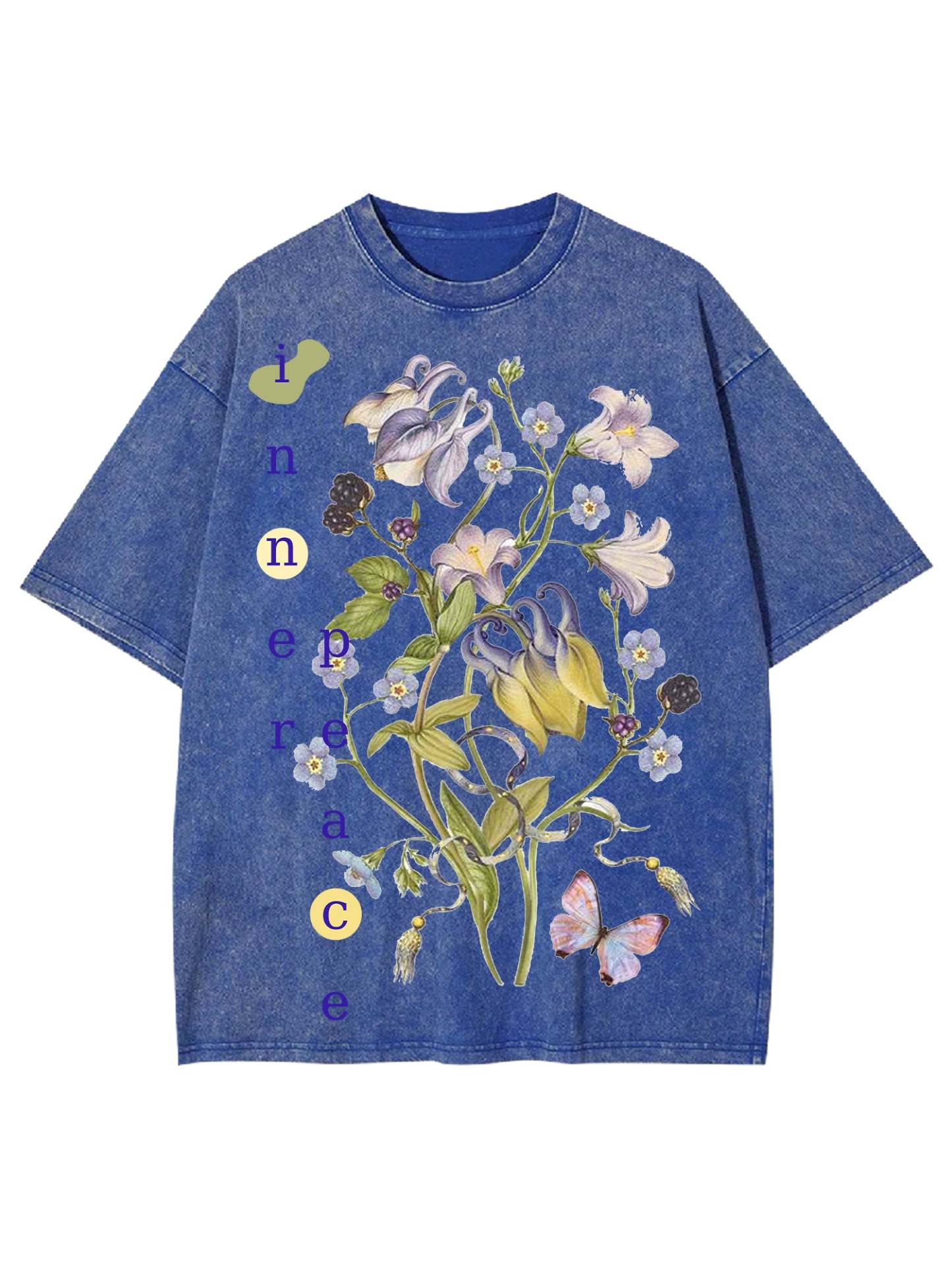 Inner Peace Washed Tshirt-ClassyOutlaw