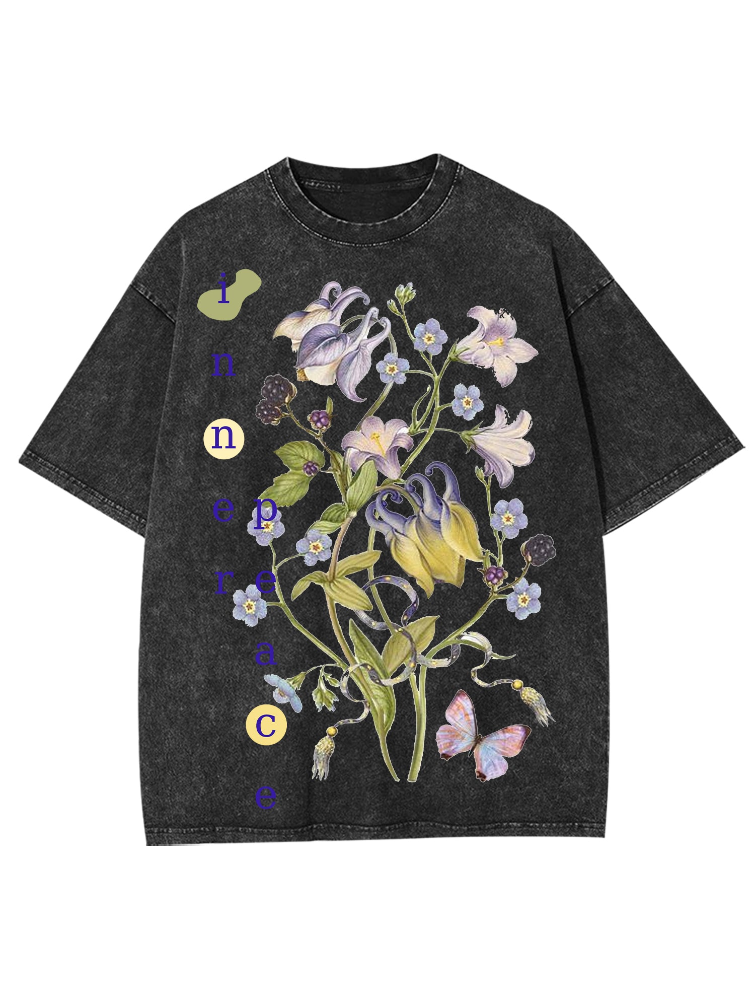 Inner Peace Washed Tshirt-ClassyOutlaw