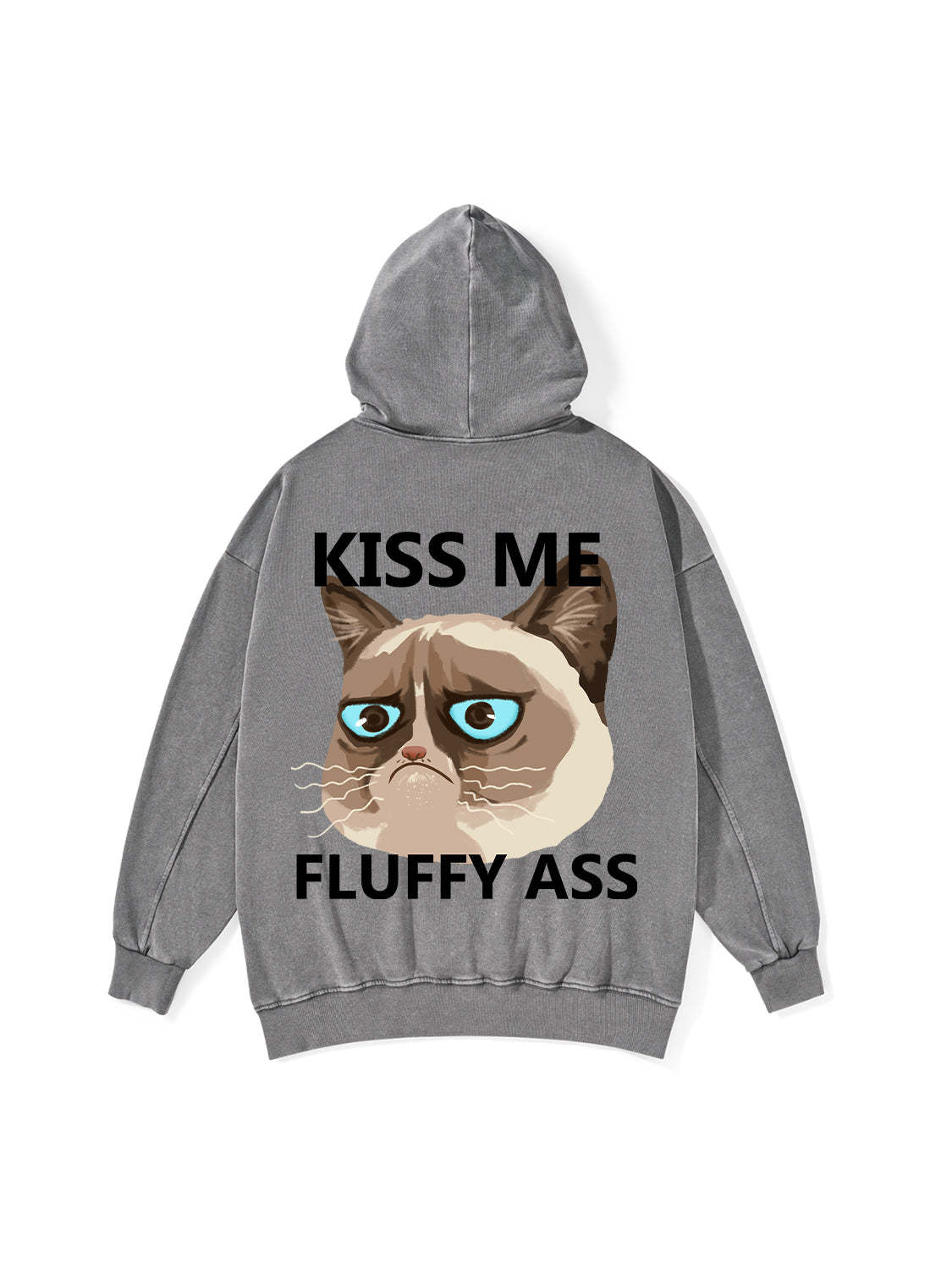 Kiss Me Fluffy You Washed Hoodie-ClassyOutlaw Sale