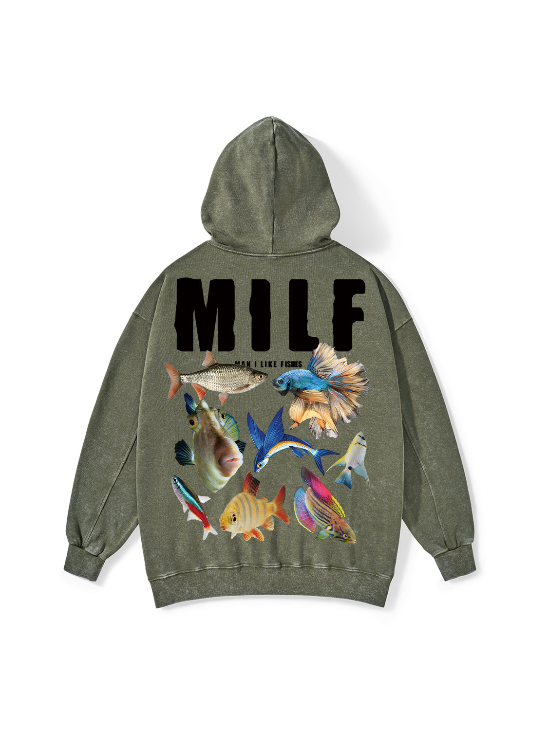 MILF WASHED HOODIE