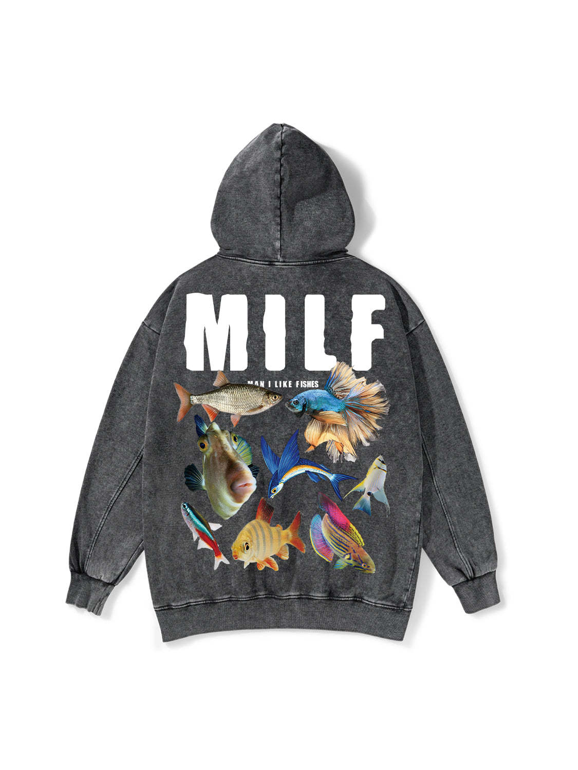 Milf Washed Hoodie-ClassyOutlaw Sale