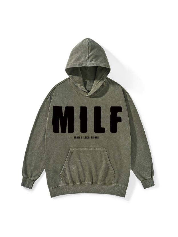 MILF WASHED HOODIE
