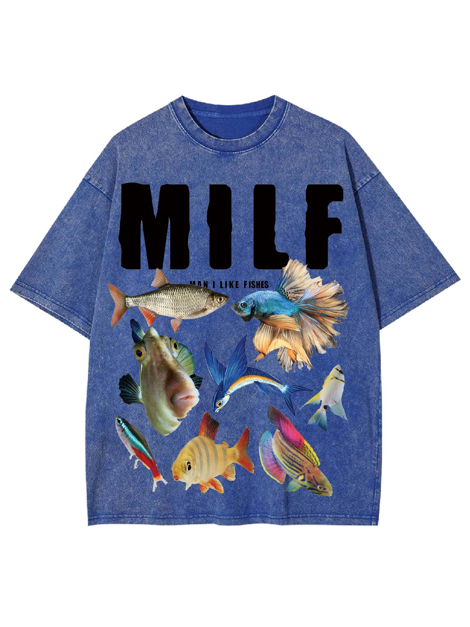 Milf Shirt Washed Tshirt-ClassyOutlaw