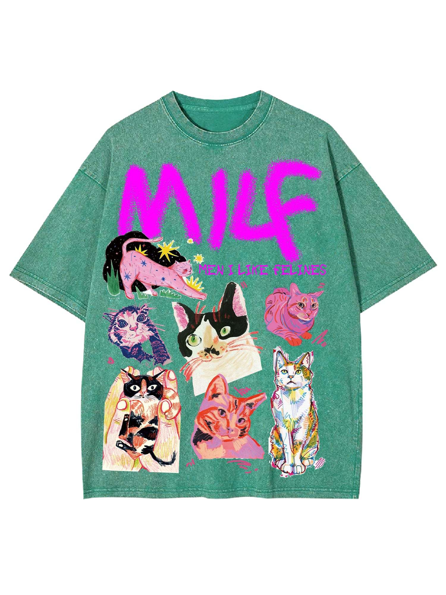 Milf Washed Tshirt-ClassyOutlaw