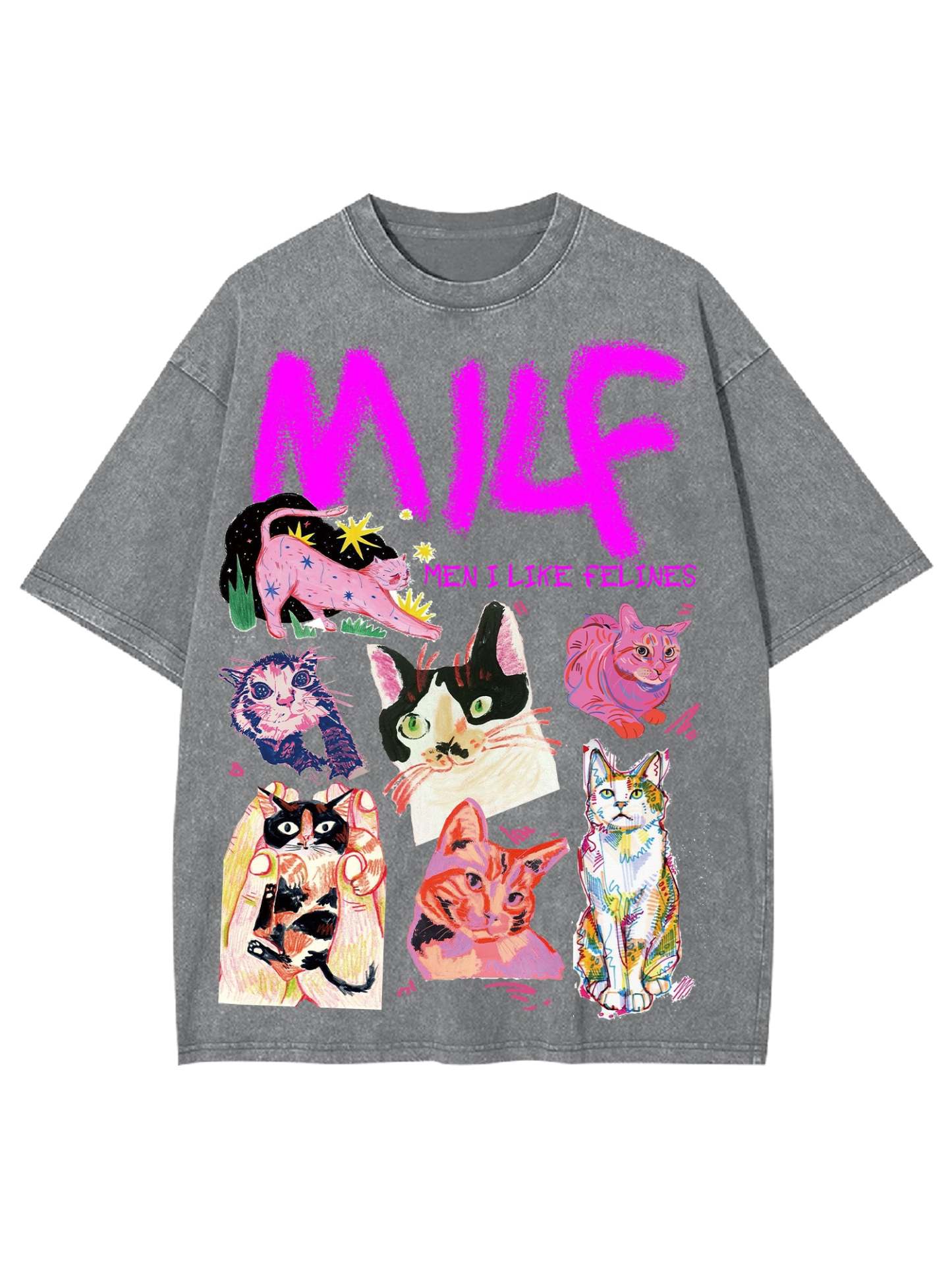 Milf Washed Tshirt