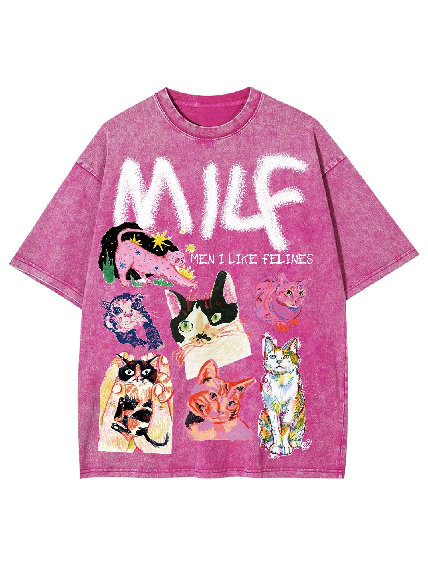 Milf Washed Tshirt-ClassyOutlaw