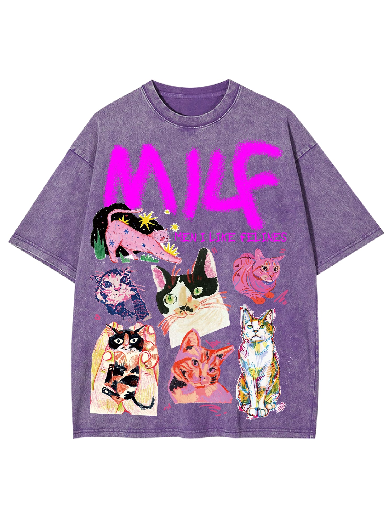 Milf Washed Tshirt-ClassyOutlaw