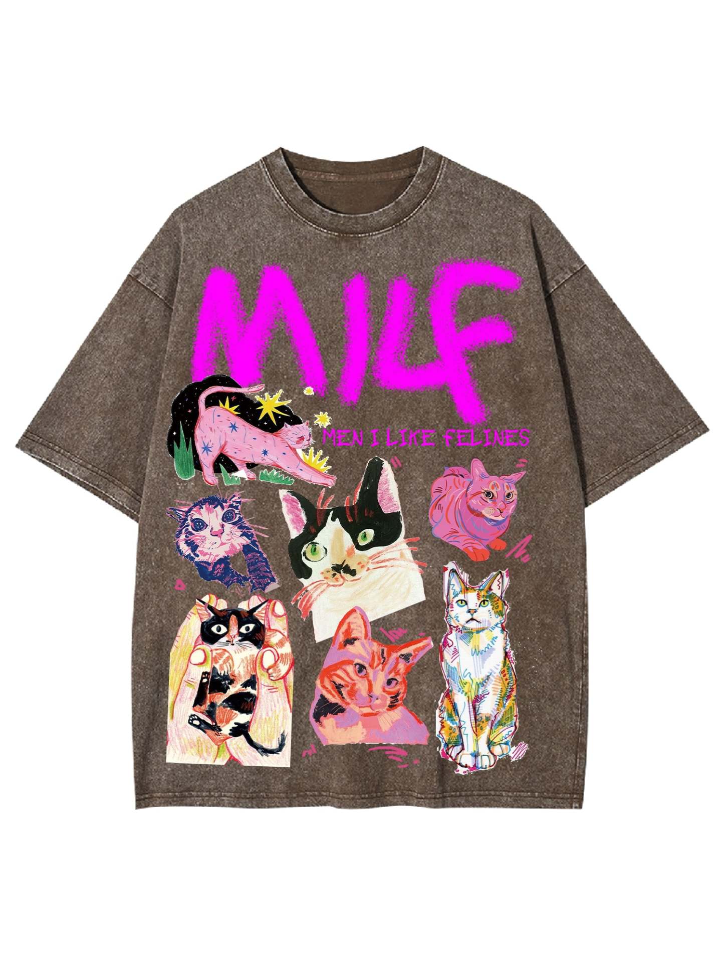 Milf Washed Tshirt