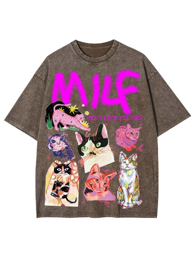 Milf Washed Tshirt
