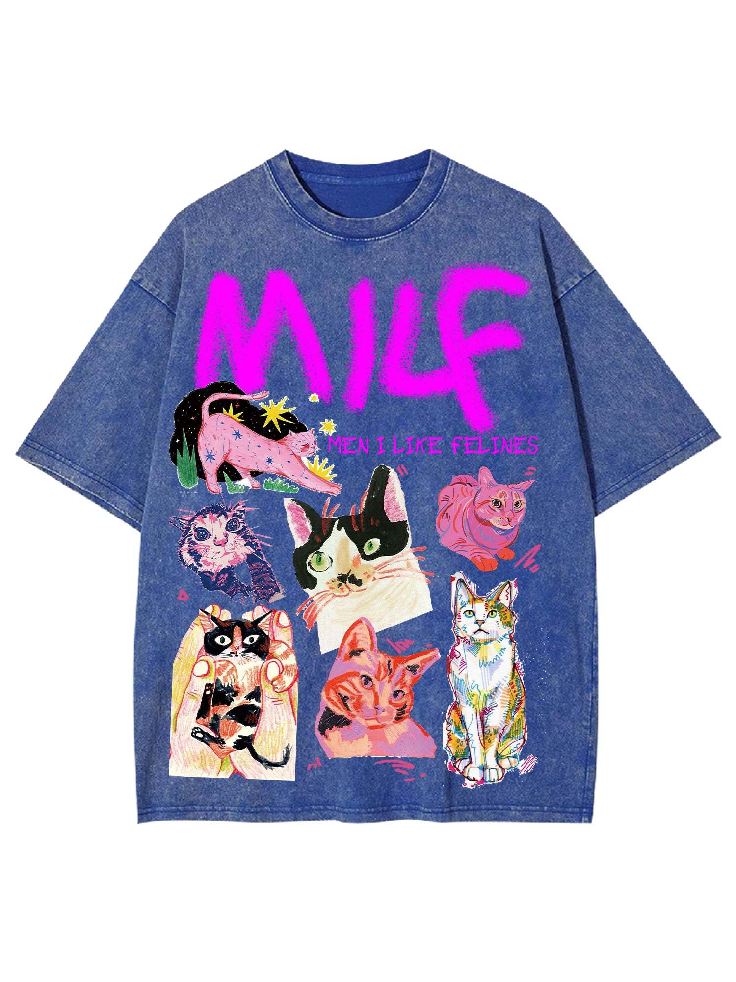 Milf Washed Tshirt-ClassyOutlaw