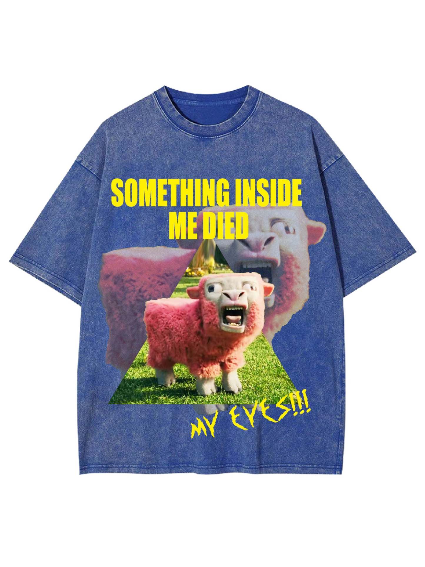Something Inside Me Died Washed Tshirt