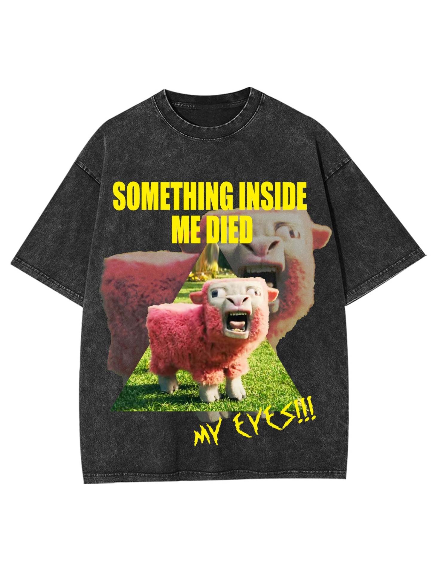 Something Inside Me Died Washed Tshirt-ClassyOutlaw Sale