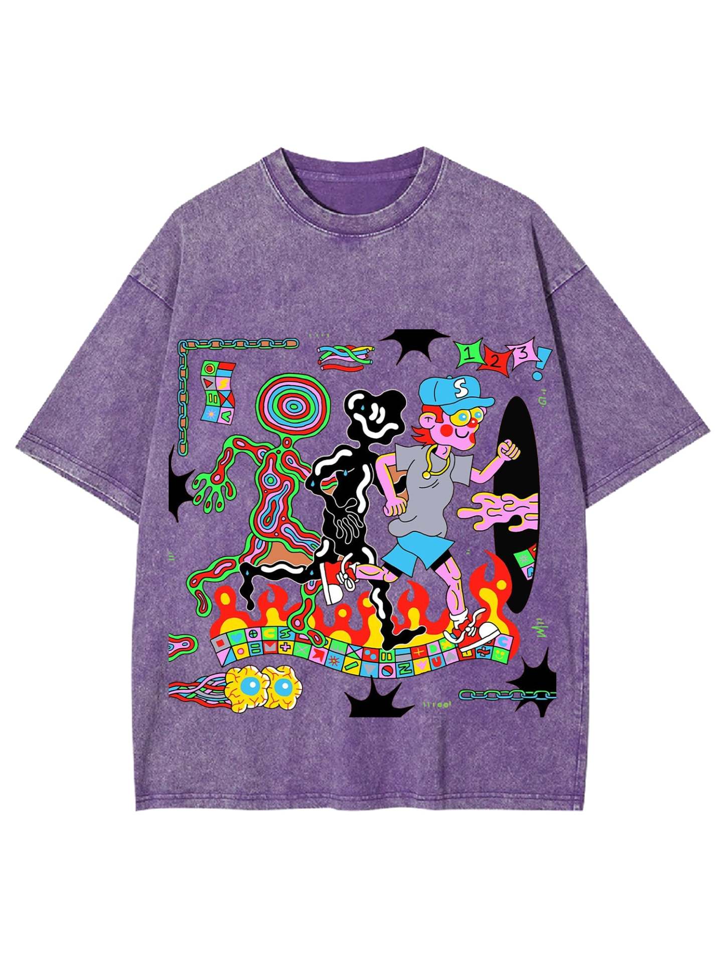 Out Of Body Washed Tshirt-ClassyOutlaw