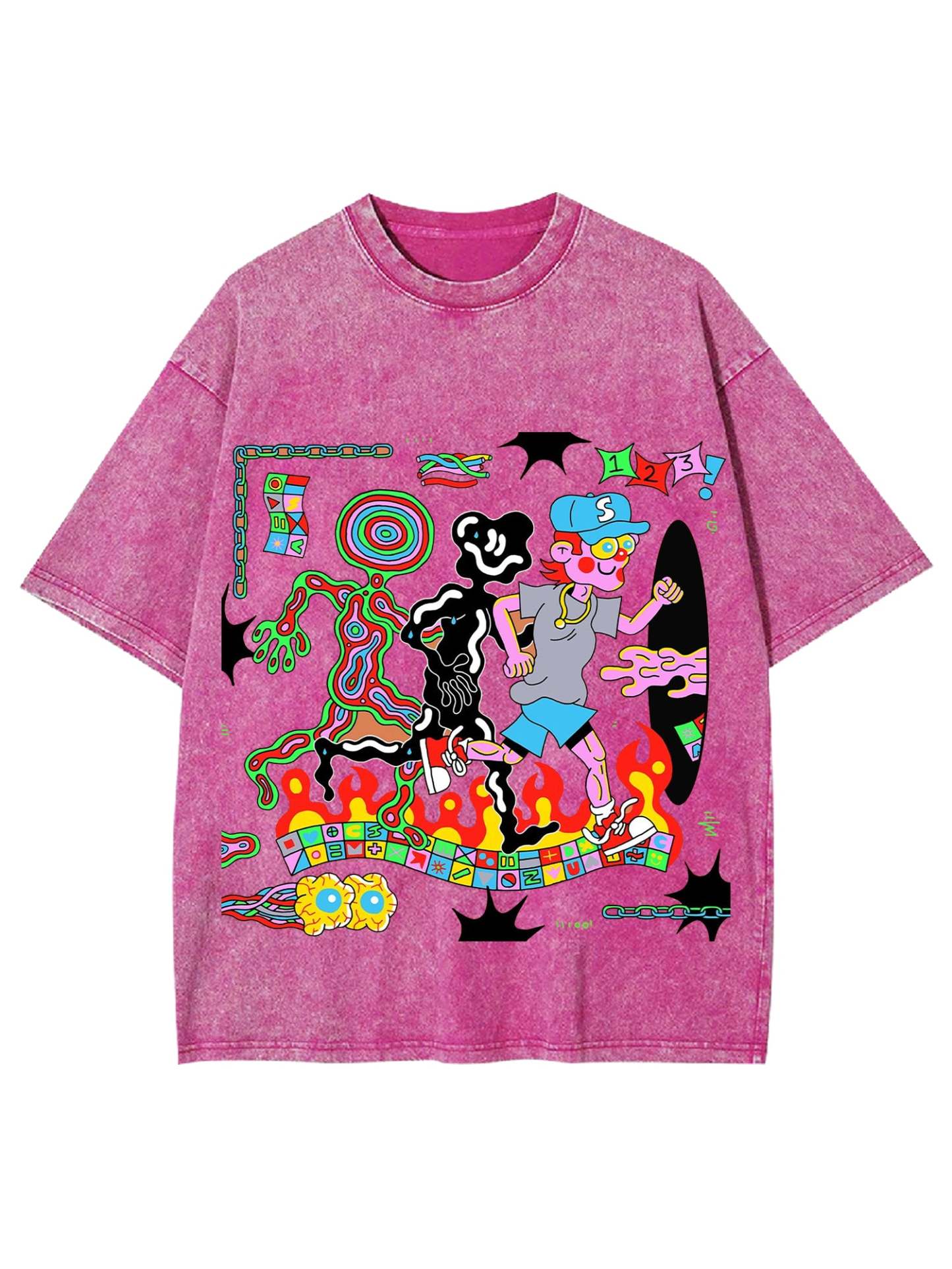 Out Of Body Washed Tshirt-ClassyOutlaw