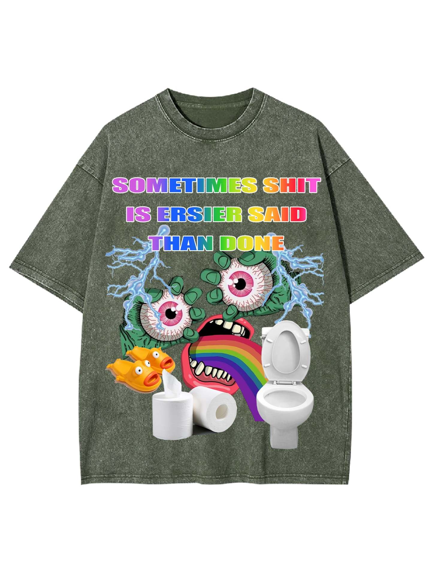 Shit Washed Tshirt-ClassyOutlaw